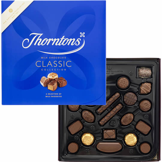 Thorntons Milk Chocolate Classic Collection 511g Choc O Holic