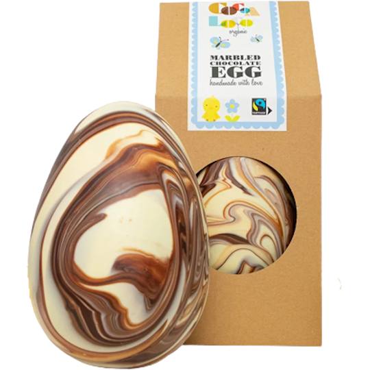 Cocoa Loco Giant Marbled Chocolate Easter Egg 1.25kg