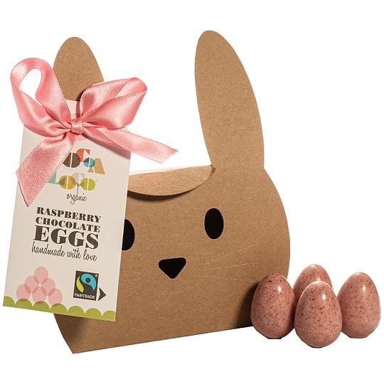 Cocoa Loco Raspberry Chocolate Mini Eggs 140g