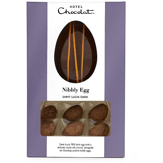 Hotel Chocolat Saint Lucia Dark Nibbly Egg