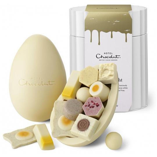 Hotel Chocolat White & Light Chocolate Extra Thick Easter Egg