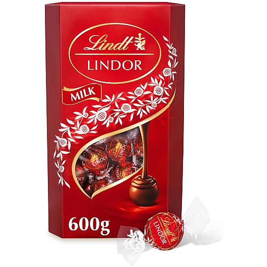 Lindt LINDOR Milk Chocolate Truffles 600g