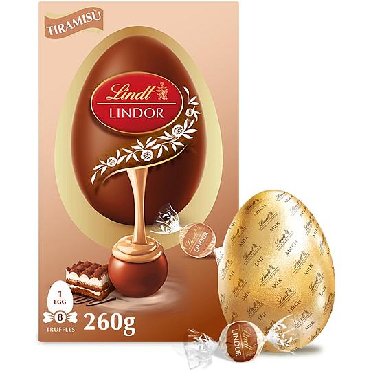 Lindt LINDOR Tiramisu Easter Egg 260g