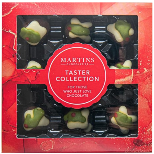 Martin’s Chocolatier Chocolate Christmas Puddings Taster Collection Chocolate Box