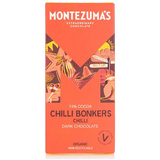 Montezuma’s Chilli Bonkers 74% Cocoa Dark Chocolate Bar with Chilli 90g