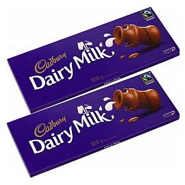 Cadbury Dairy Milk 850g Chocolate Bar Twin Pack