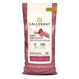 Callebaut Ruby Chocolate Recipe Nº RB1 47.3% Ruby Callets 10kg