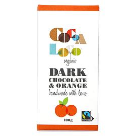 Cocoa Loco Dark Chocolate & Orange Chocolate Bar 100g