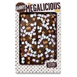 Danny’s Chocolates The MEGALICIOUS Bar! Huge Handmade LUMPY ROAD XXL 500g Slab