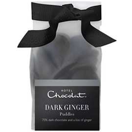 Hotel Chocolat Dark Chocolate Ginger Puddles