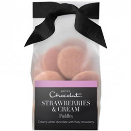 Hotel Chocolat Strawberries & Cream Chocolate Puddles