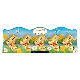 Lindt GOLD BUNNY Pack of 5 Mini Bunnies