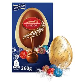 Lindt LINDOR Blue Assorted Easter Egg 260g