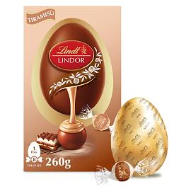 Lindt LINDOR Tiramisu Easter Egg 260g