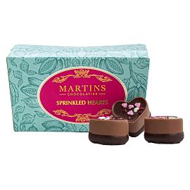 Martin’s Chocolatier Chocolate Sprinkled Hearts Ballotin