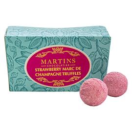 Martin’s Chocolatier Strawberry Marc de Champagne Chocolate Truffles Ballotin