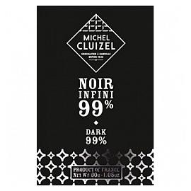 Michel Cluizel Noir Infini 99% Cocoa Dark Chocolate Bar 30g