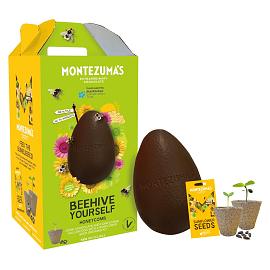 Montezuma’s Beehive Yourself Dark Chocolate Easter Egg with Sunflower Growing Kit 150g