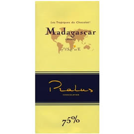 Pralus Madagascar 75% Cocoa Dark Chocolate Bar