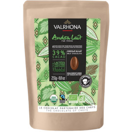 Valrhona Andoa Lait 39% Cacao Milk Chocolate Chips 250g