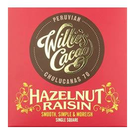 Willie’s Cacao Hazelnut Raisin Dark Chocolate Bar 50g