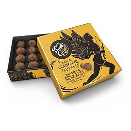 Willie’s Cacao Marc de Champagne Truffles Single Estate Dark Chocolate Praline Truffles