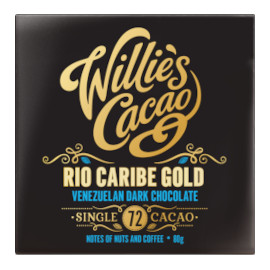 Willie’s Cacao Rio Caribe Gold Venezuelan 72% Cocoa Dark Chocolate Bar 50g