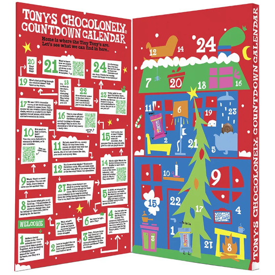 TONY’S CHOCOLONELY Countdown Calendar Chocolate Advent Calendar