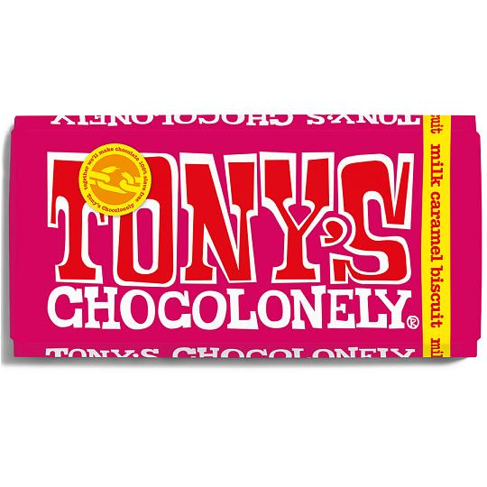 TONY’S CHOCOLONELY milk caramel biscuit Chocolate Bar 180g