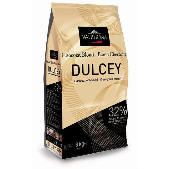 VALRHONA Dulcey 32% Blond Chocolate Couverture Chocolate Chips 3kg