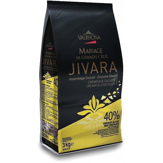 VALRHONA Jivara 40% Cocoa Chocolate Couverture Chips 3kg