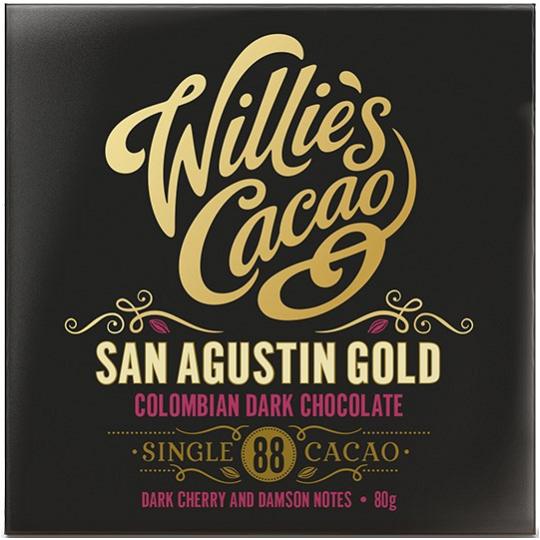 Willie’s Cacao San Agustin Gold Colombian 88% Cocoa Dark Chocolate Bar 50g